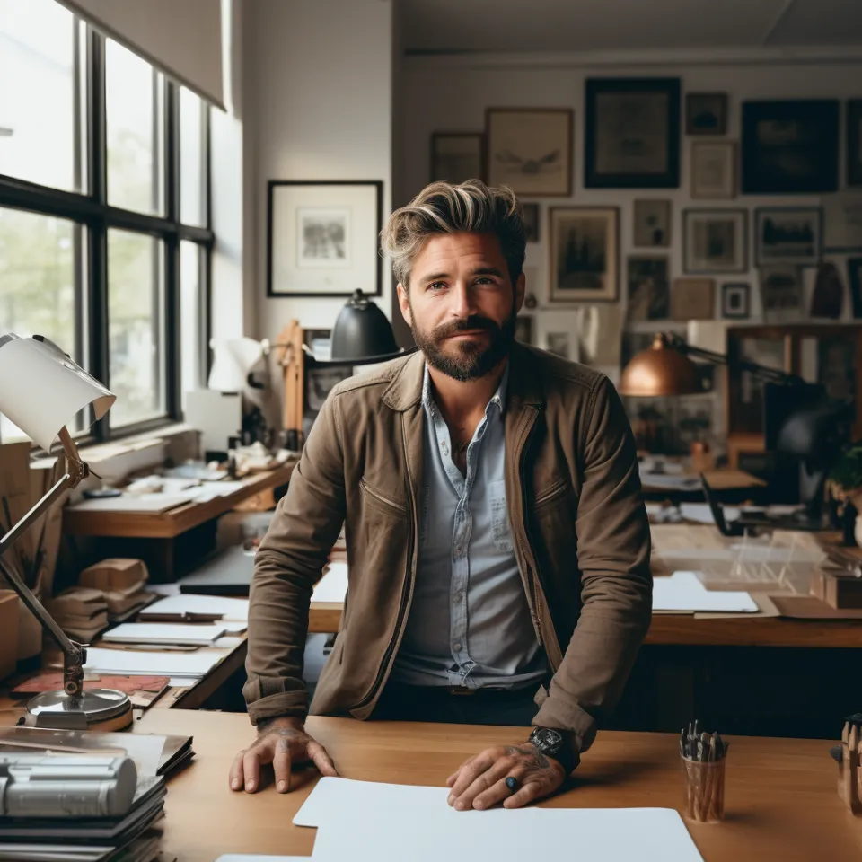 Homem português sorridente